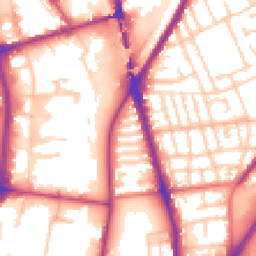 Daytime road noise heatmap for L5 7RT