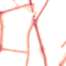 Night-time road noise heatmap for L5 7RT