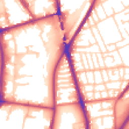 Daytime road noise heatmap for L5 7RU