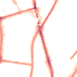Night-time road noise heatmap for L5 7RU