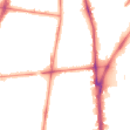 Night-time road noise heatmap for L5 7SG
