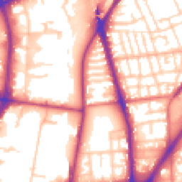 Daytime road noise heatmap for L5 7TS