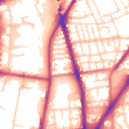 Daytime road noise heatmap for L5 7TT