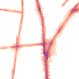 Night-time road noise heatmap for L5 7TU