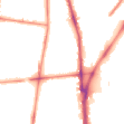 Night-time road noise heatmap for L5 7UA