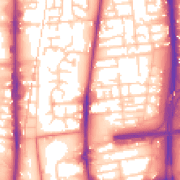 Daytime road noise heatmap for L5 8AA