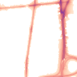 Night-time road noise heatmap for L5 8SE