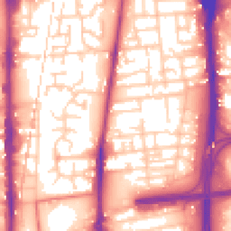Daytime road noise heatmap for L5 8XE
