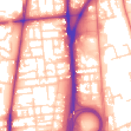 Daytime road noise heatmap for L5 8XU