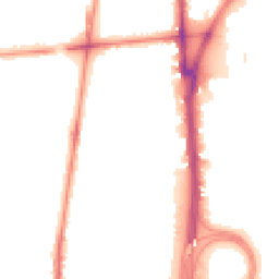 Night-time road noise heatmap for L5 8YD