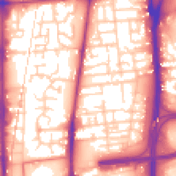 Daytime road noise heatmap for L5 8YS