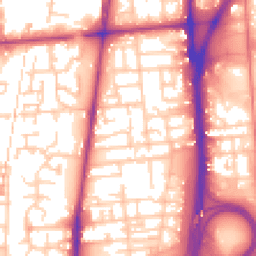 Daytime road noise heatmap for L5 8YW
