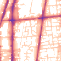 Daytime road noise heatmap for L5 9RP