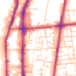 Daytime road noise heatmap for L5 9RU