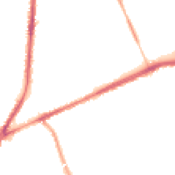 Night-time road noise heatmap for L9 0HN