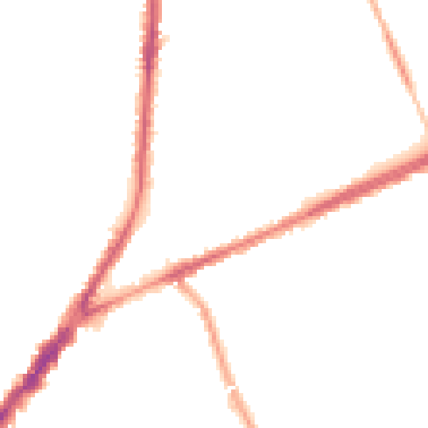 Night-time road noise heatmap for L9 0HQ