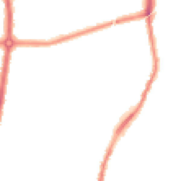 Night-time road noise heatmap for L9 1AS