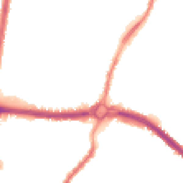Night-time road noise heatmap for L9 1BH