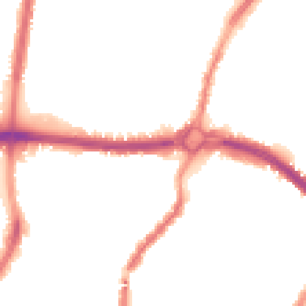 Night-time road noise heatmap for L9 1DY