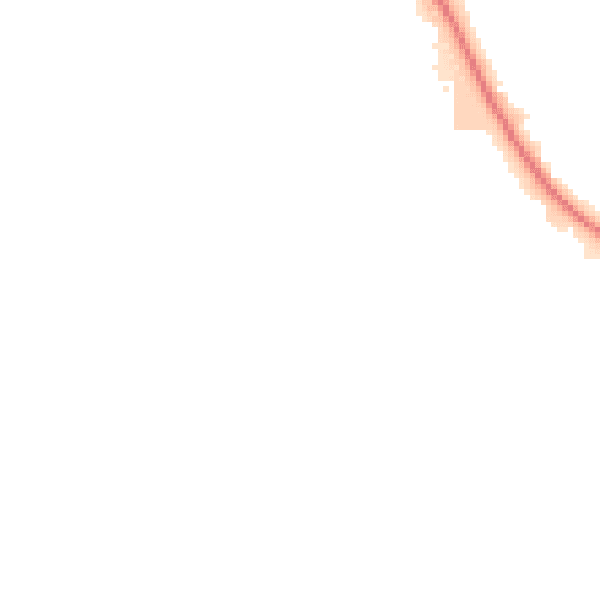 Night-time road noise heatmap for L9 1LE