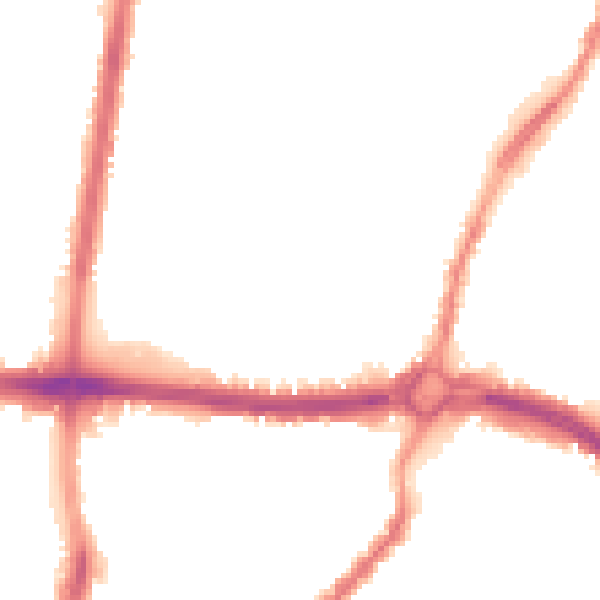 Night-time road noise heatmap for L9 1LJ