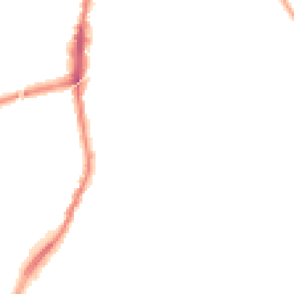Night-time road noise heatmap for L9 2AB