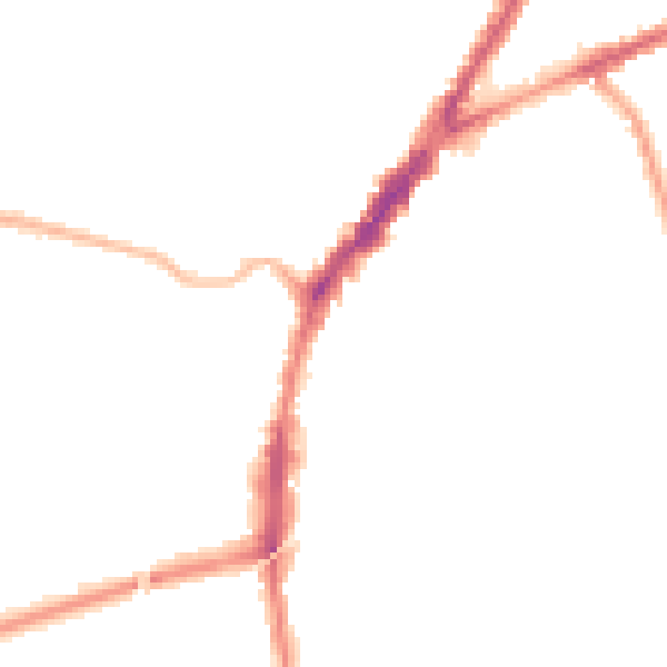 Night-time road noise heatmap for L9 2BT