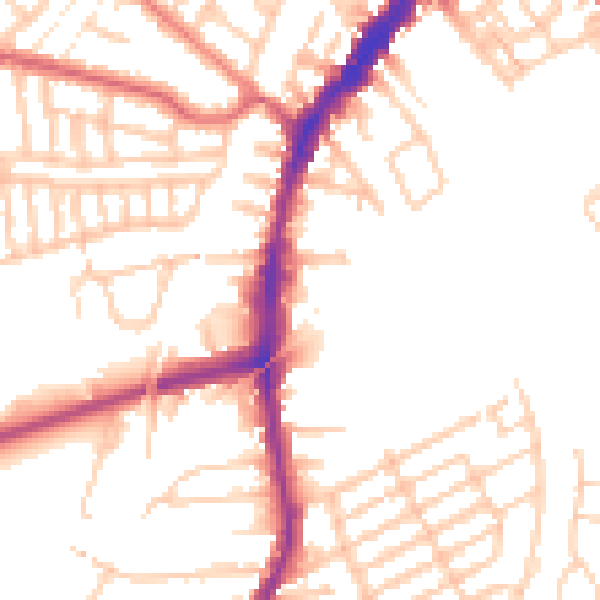 Daytime road noise heatmap for L9 2DP