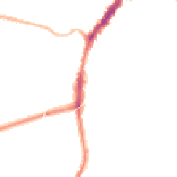 Night-time road noise heatmap for L9 2DP