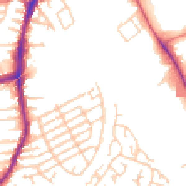 Daytime road noise heatmap for L9 2DT