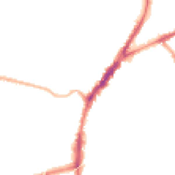 Night-time road noise heatmap for L9 4RD