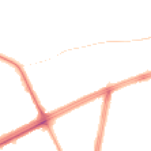 Night-time road noise heatmap for L9 6BD