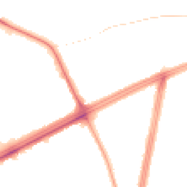 Night-time road noise heatmap for L9 6DZ