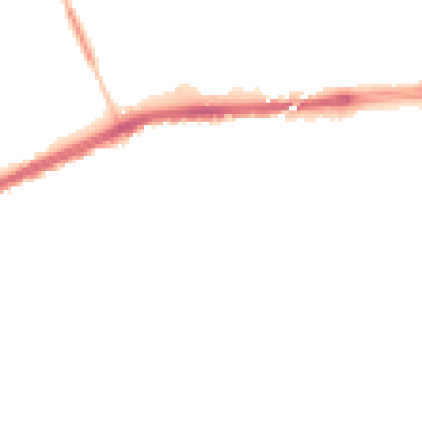 Night-time road noise heatmap for L9 7LF