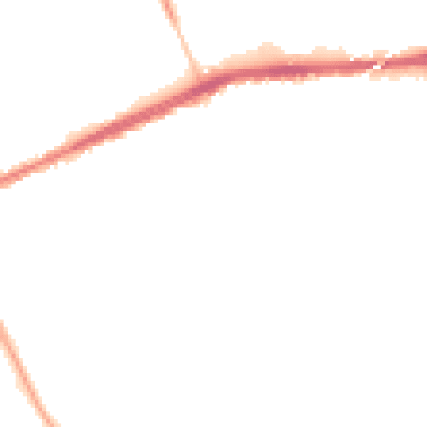 Night-time road noise heatmap for L9 7LX