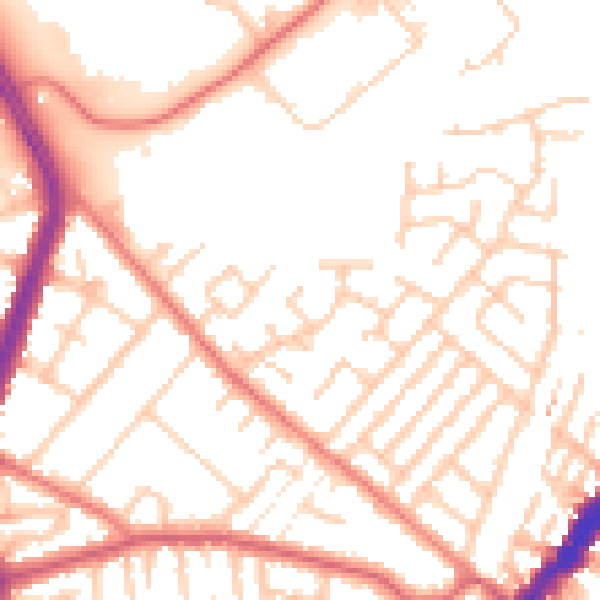 Daytime road noise heatmap for L9 8ER