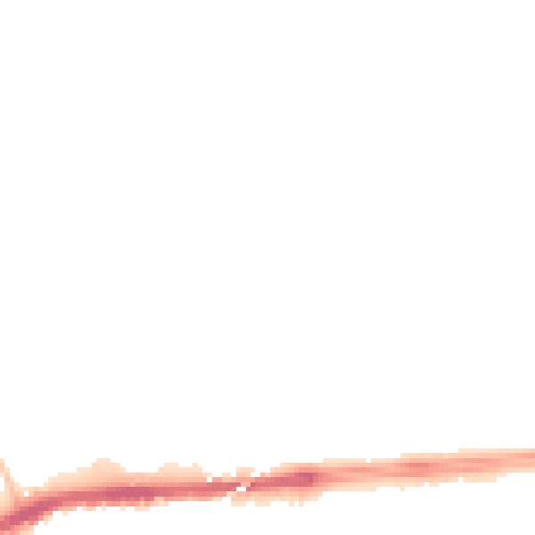 Night-time road noise heatmap for L9 9JE