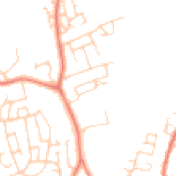 Daytime road noise heatmap for LA13 0AE
