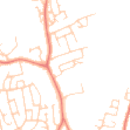 Daytime road noise heatmap for LA13 0AG