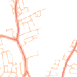 Daytime road noise heatmap for LA13 0AP