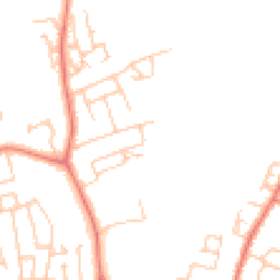 Daytime road noise heatmap for LA13 0AQ