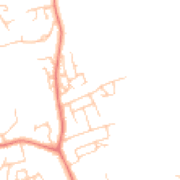 Daytime road noise heatmap for LA13 0AR