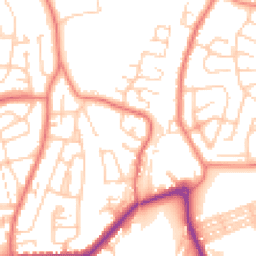 Daytime road noise heatmap for LA13 0AY