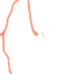 Daytime road noise heatmap for LA13 0LU
