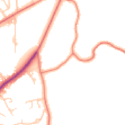 Daytime road noise heatmap for LA13 0PG