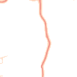 Daytime road noise heatmap for LA13 0PL