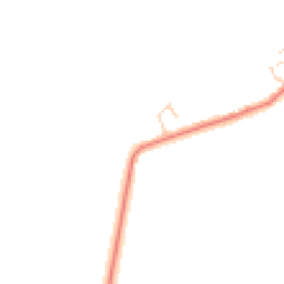Daytime road noise heatmap for LA13 0PU