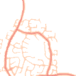 Daytime road noise heatmap for LA13 0RA