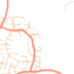 Daytime road noise heatmap for LA13 0RZ