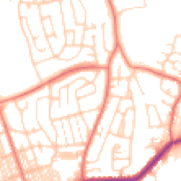 Daytime road noise heatmap for LA13 9DN